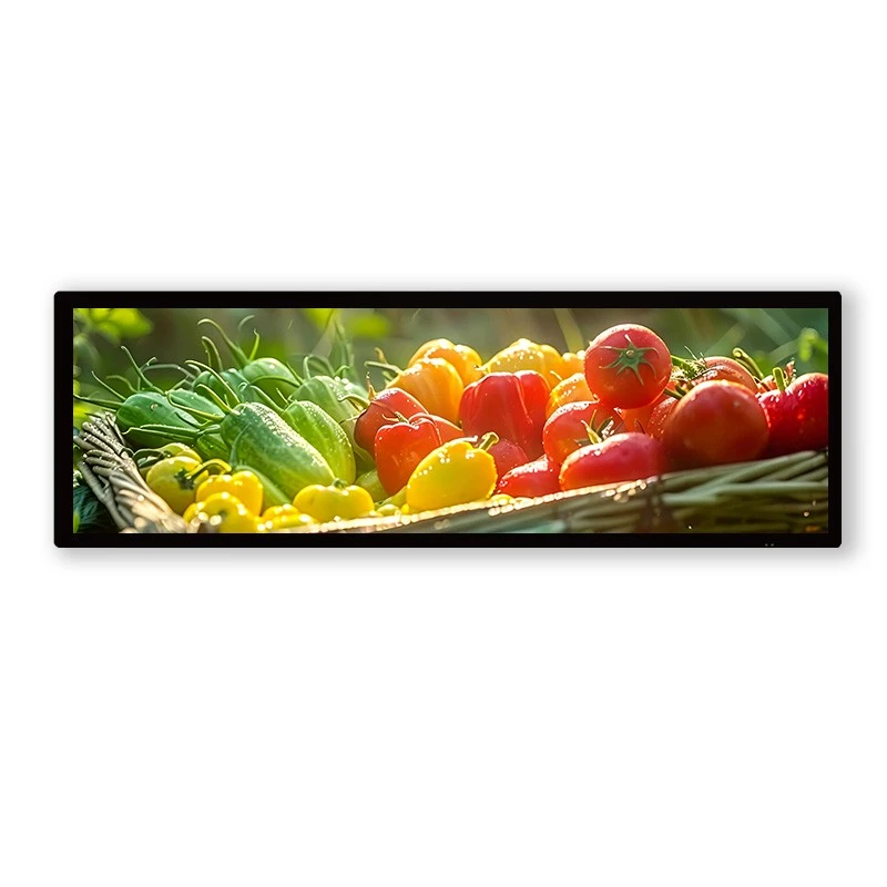 28 .6 Inch LCD Bar Yerekana Amashusho abiri Mugaragaza