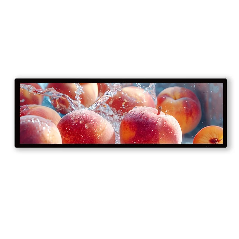 35.5 Inch LCD Bar Yerekana Amashusho abiri Mugaragaza