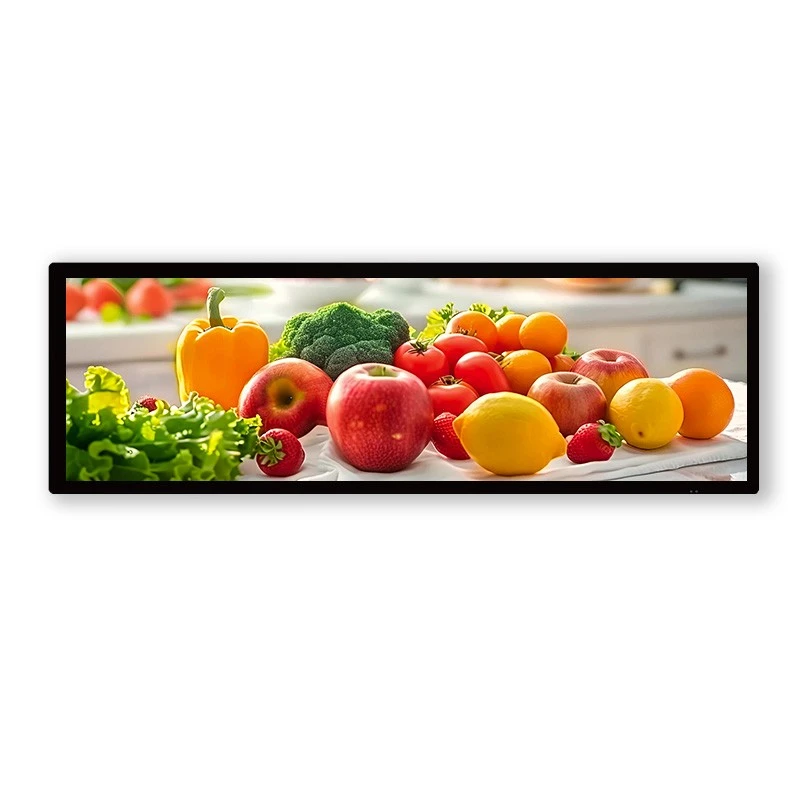 36.8 Inch LCD Bar Yerekana Amashusho abiri Mugaragaza