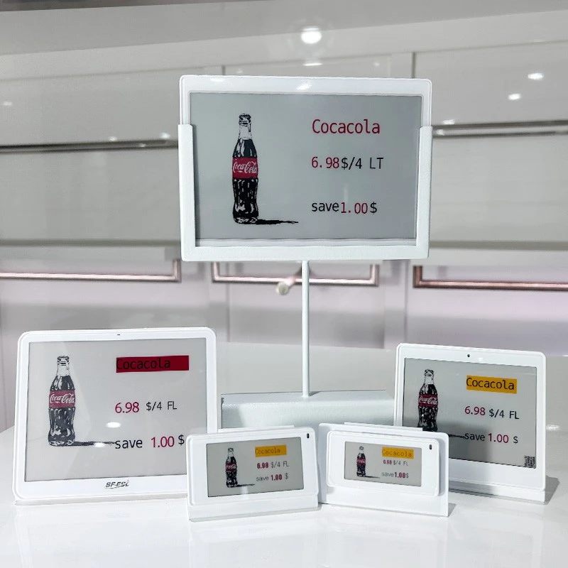 7.3 Inch Electronic Price Tag Metal Insert Channel 7.3 Inch Electronic Price Tag Metal Insert Channel