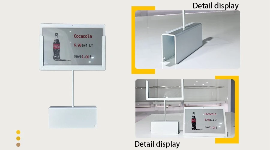 7.3 Inch Electronic Price Tag Metal Insert Channel